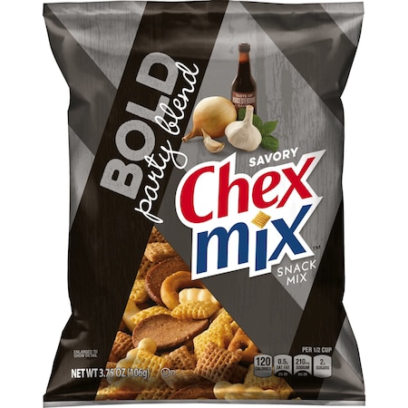 Chex Chex Mix Bold Snack Mix 3.75 oz Pegged 693414